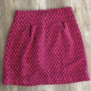 LOFT Skirts - Loft Pink and Purple Chevron Skirt LOFT Skirts - Loft Pink and Purple Chevron Skirt